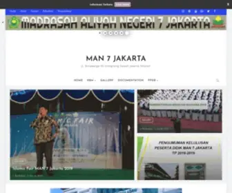 Man7Jakarta.sch.id(MAN 7 JAKARTA) Screenshot