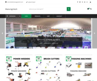 Manaagritech.com(This demo ecommerce website) Screenshot