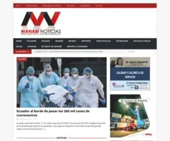 Manabinoticias.com(Diario Digital Manab) Screenshot