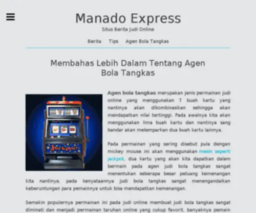 Manadoexpress.com(Manadoexpress) Screenshot