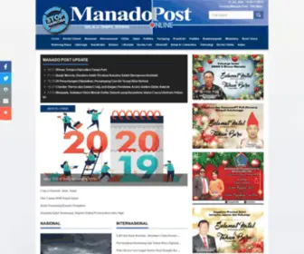 Manadopostonline.com(Portal Berita Online Manado) Screenshot