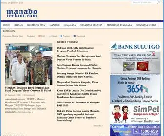 Manadoterkini.com(Manado Terkini) Screenshot