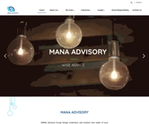Manadvisory.com(Mana Advisory) Screenshot