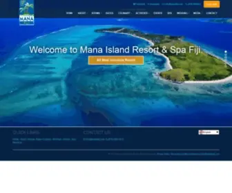 Manafiji.com(Mana Island Resort & Spa Fiji) Screenshot