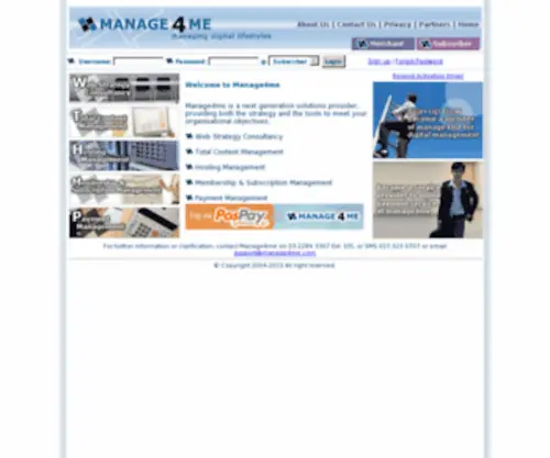 Manage4ME.com(Manage4ME) Screenshot