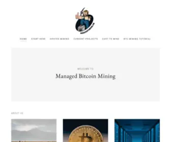 Managedcryptomining.com(Managed Crypto Mining) Screenshot