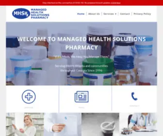 Managedhealthsolutionsrx.com(Managed Health Solutions) Screenshot