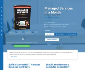 Managedservicesinamonth.com(The Complete Guide to Successful IT Consulting) Screenshot