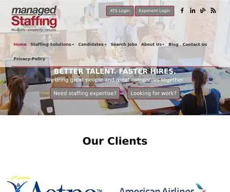 Managedstaffing.com(Managed Staffing) Screenshot