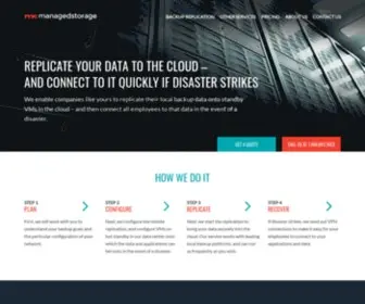 Managedstorage.com(Powerful Data Backup & Replication) Screenshot