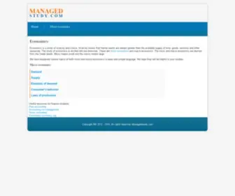 Managedstudy.com(Managed study) Screenshot