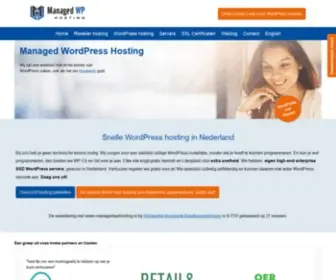 Managedwphosting.nl(Managed WordPress Hosting) Screenshot