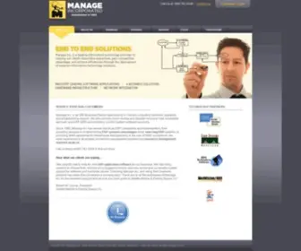 Manageinc.com(ERP Application Software) Screenshot