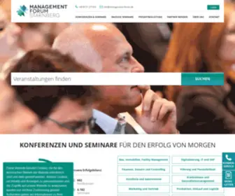 Management-Forum-Starnberg.de(Management Forum Starnberg) Screenshot