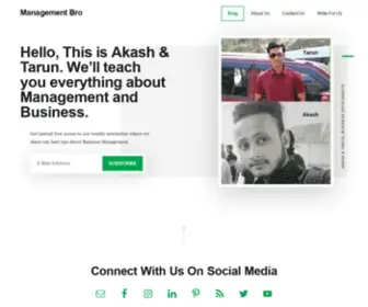 Managementbro.com(Managementbro) Screenshot