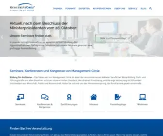Managementcircle.de(Management Circle AG) Screenshot