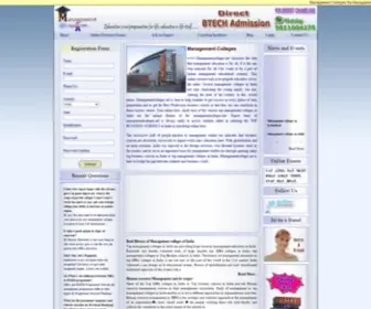 Managementcolleges.net(Management Colleges) Screenshot