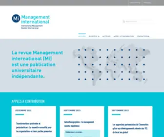 Managementinternational.ca(Management International) Screenshot