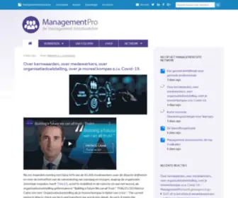 Managementpro.nl(De Management Trendwatcher) Screenshot
