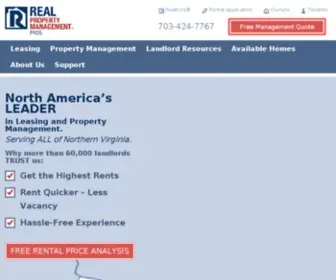 Managementpros.com(Property Management Northern Virginia) Screenshot