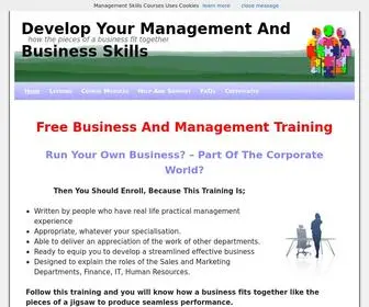 Managementskillscourses.com(Develop Your Management And Business Skills) Screenshot