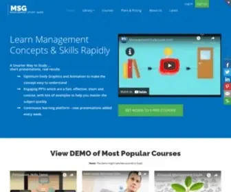 Managementstudyguide.com(Management Study Guide) Screenshot