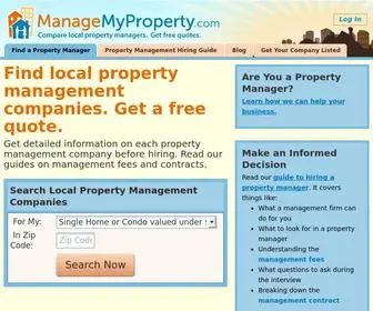 Managemyproperty.com(Property Management Companies) Screenshot