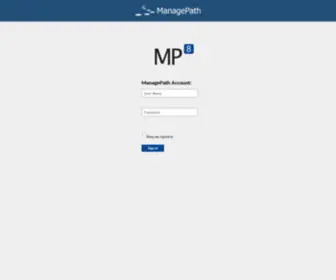 Managepath8.com(Managepath8) Screenshot