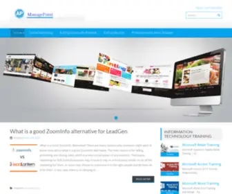 Managepoint.com.au(Brand marketing and promotional products) Screenshot