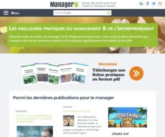 Manager-GO.com(Manager GO! Outils et méthodes pratiques pour cadres et dirigeants) Screenshot