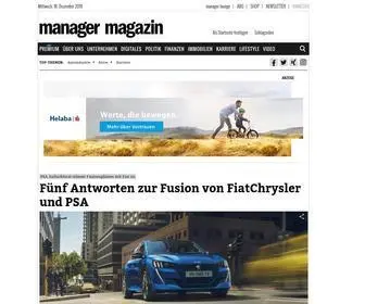Manager-Magazin.de Screenshot