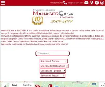 Managercasa.it(Agenzia Immobiliare MANAGERCASA & PARTNERS) Screenshot