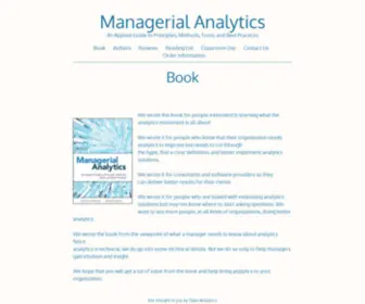 Managerialanalytics.com(Managerial Analytics) Screenshot