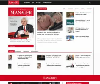 Managermagazines.be(Manager Magazines) Screenshot