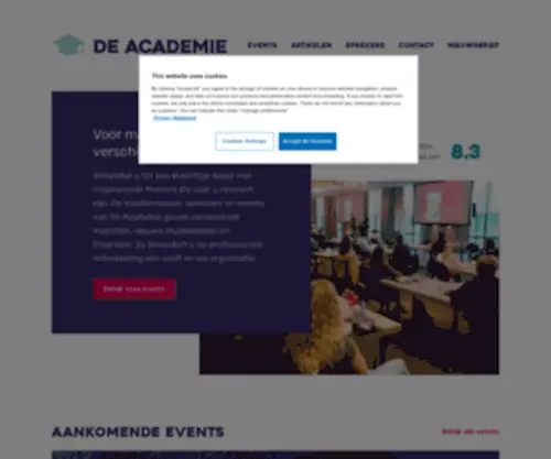 Managersacademie.nl(De Academie) Screenshot