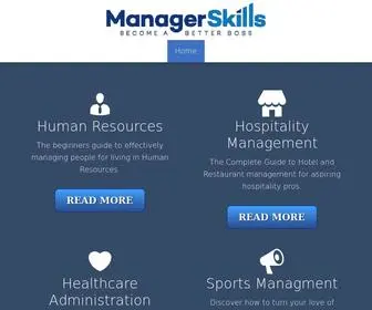 Managerskills.org(Mastering Management) Screenshot