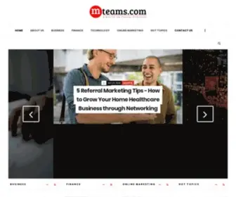 Managerteams.com(A blog for the Startup Enthusiasts) Screenshot