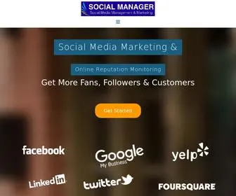 Managesocialeasy.com(Social Manager) Screenshot
