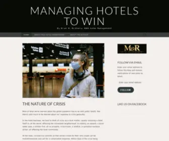 Managinghotelstowin.com(Managing Hotels to Win) Screenshot