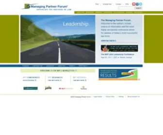 Managingpartnerforum.org(Managing Partner Forum) Screenshot