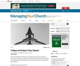 Managingyourchurch.com(Church Law & Tax) Screenshot