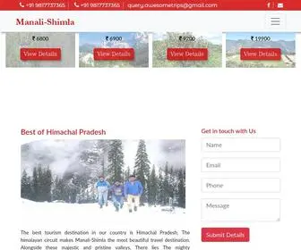 Manali-Shimla.com(淄博机械有限公司) Screenshot