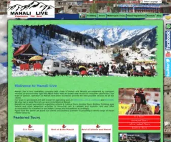 Manalilive.co.in(Manali Live) Screenshot