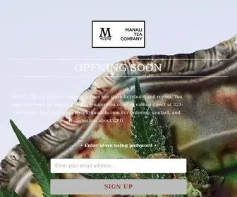 Manalitea.com(Manali Tea Co) Screenshot