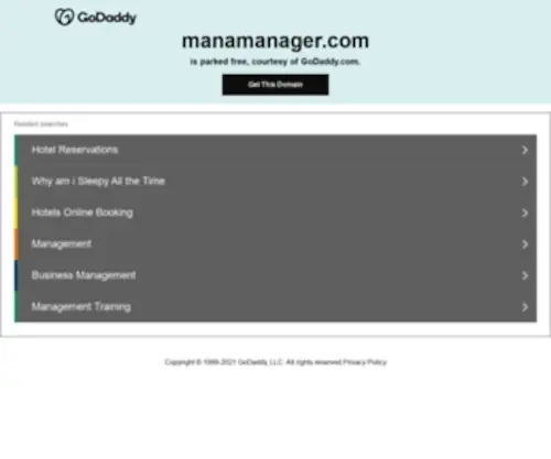 Manamanager.com(Manamanager) Screenshot