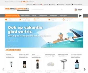 Manandshaving.nl(Scheren, Scheerproducten, Baardverzorging) Screenshot