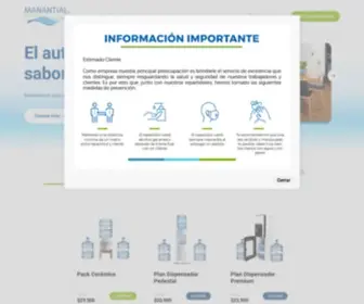 Manantial.com(Agua Purificada Manantial Manantial) Screenshot