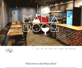 Manapool.ca(Board game bistro) Screenshot