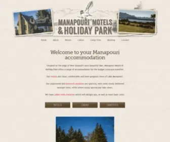 Manapourimotels.co.nz(Manapouri Motels and Holiday Park) Screenshot