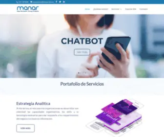 Manar.com.co(Value Generation through Analytics) Screenshot